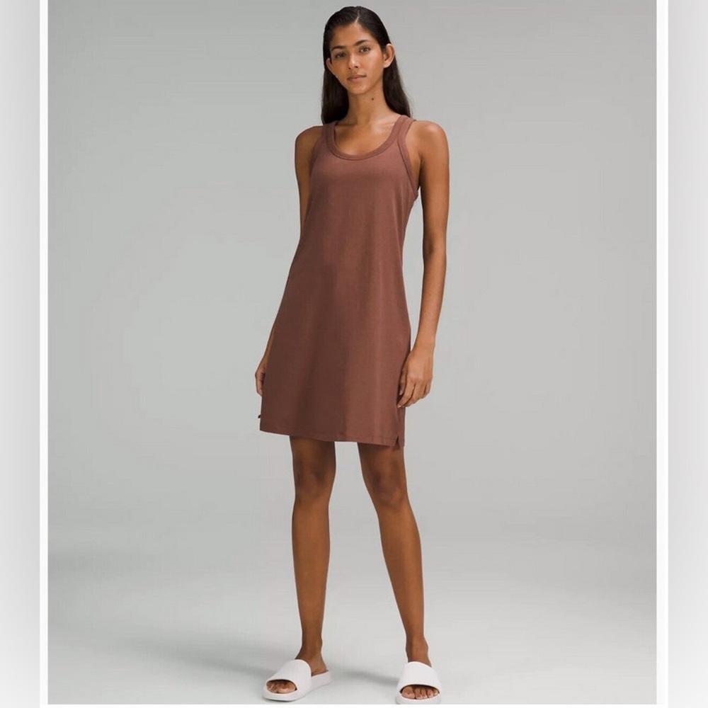 Lululemon Classic-Fit Cotton-Blend Scoop Dress